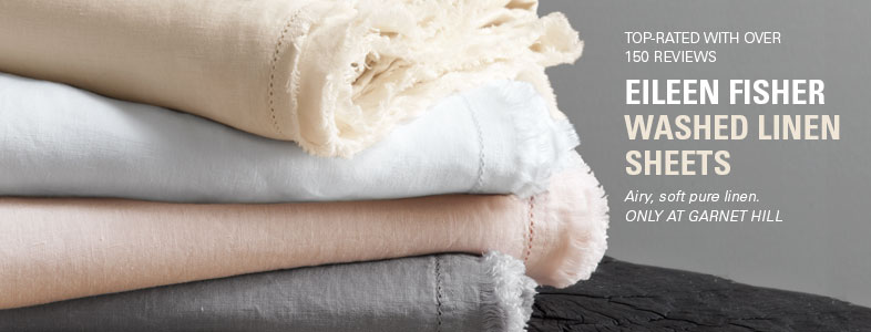 Garnet Hill Solid Sheets and Solid-Color Bedding. Top-Rated Eileen Fisher Washed Linen Solid Sheets in Soft Pure Linen and Only at Garnet Hill.