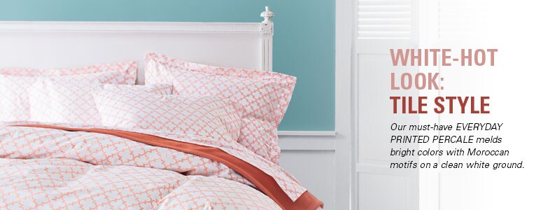 Garnet Hill Duvet Covers and Comforter Covers. Our Everyday Printed Percale Comforter Covers Meld Bright Colors and Moroccan Motifs.