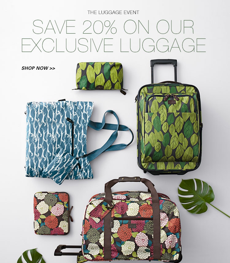 Garnet Hill Women's Accessories. Save 20% on our Exclusive Luggage Collection through April 23.