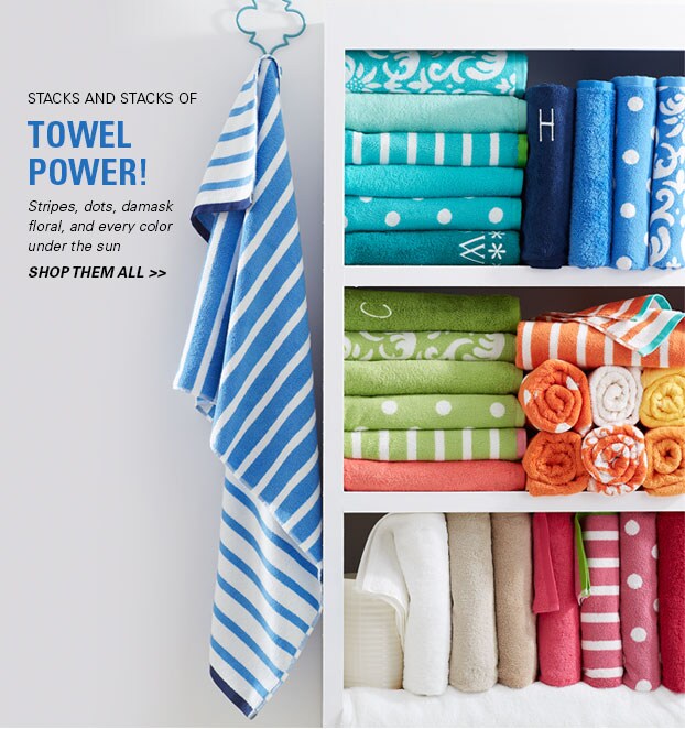 Garnet Hill Bedding and Bath. Brighten Your Bath with a Fresh Set of Towels.