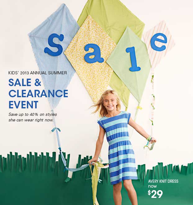 Garnet Hill Girls' Clothing Sale and Clearance Event. Save Up to 40% on Girls' Clothing Styles she can Wear Right Now. Avery Knit Girls' Dress, Now $29.