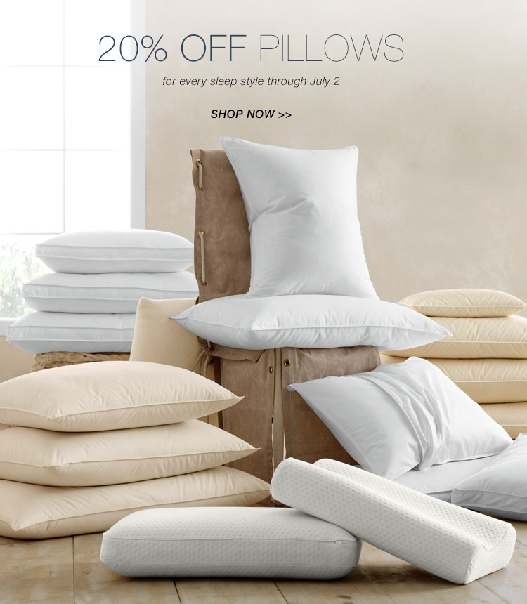 Garnet Hill Women's Clothing and Bedding Catalog. 20% Off Pillows through July 2.