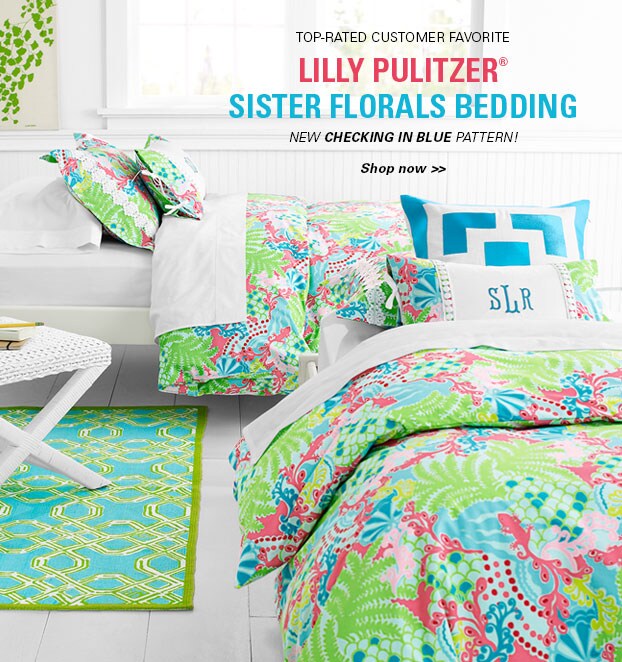 Garnet Hill Bedding. Top-Rated and Customer-Favorite Lilly Pulitzer Sister Florals Bedding.