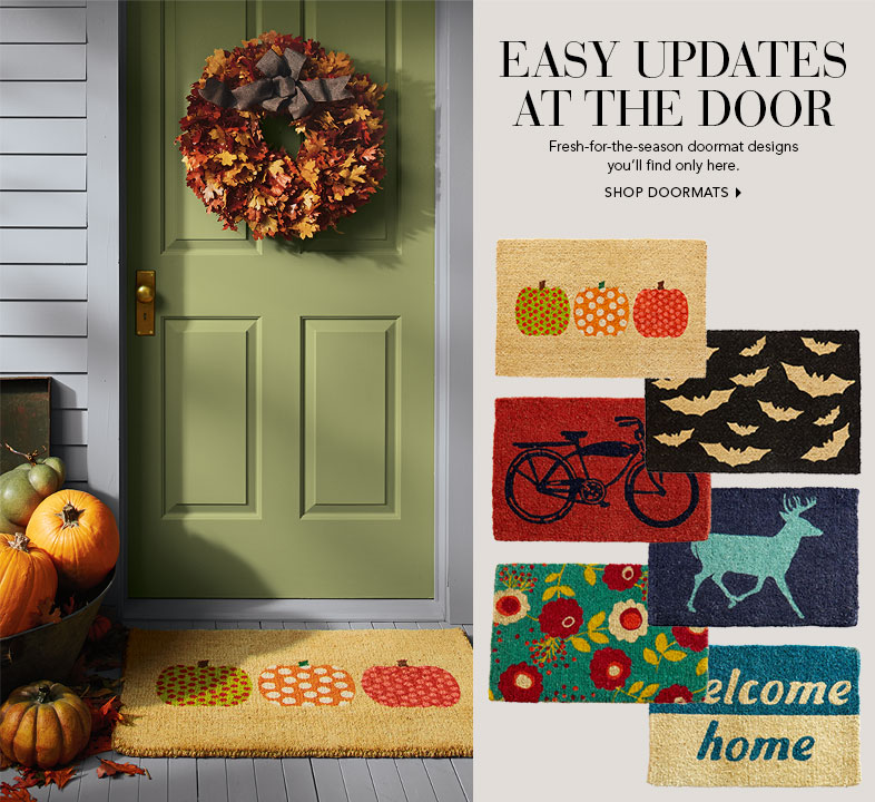 Garnet Hill Home Decor and Rugs. Easy Updates at the Door. Fresh Doormats You'll Find Only Here.