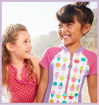 Garnet Hill Bedding and Clothing Catalog. Save 25% on Girls' Swimwear. Shop Girls' Swimwear.