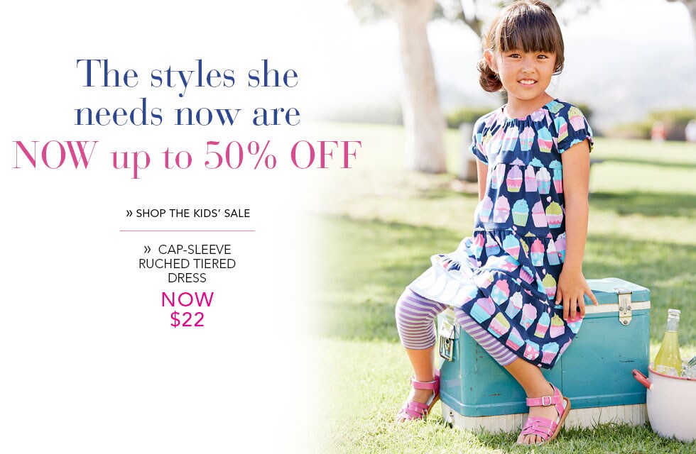 Garnet Hill Kids' Bedding and Girls' Clothing Catalog. Girls' Clothing Styles She Needs Now, Up to 50% Off. Shop the Girls' Clothing Sale. Girls' Cap-Sleeve Ruched Tiered Dress, Now $22.