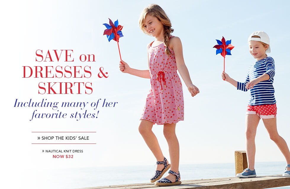 Garnet Hill Kids' Bedding and Girls' Clothing Catalog. Save on Girls' Dresses and Skirts, Including Many of her Favorite Styles. Shop the Girls' Clothing Sale. Girls' Nautical Knit Dress, Now $32.