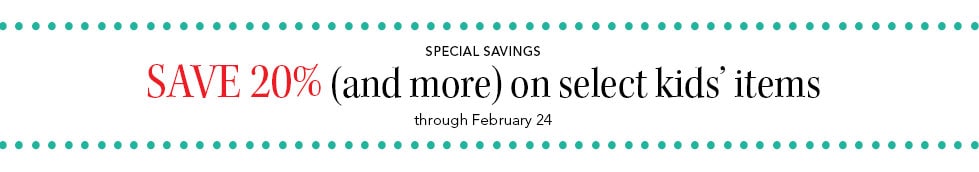 Garnet Hill Kids' Bedding and Girls' Clothing Catalog. Save 20% (and More) on Select Kids' Items through February 24.