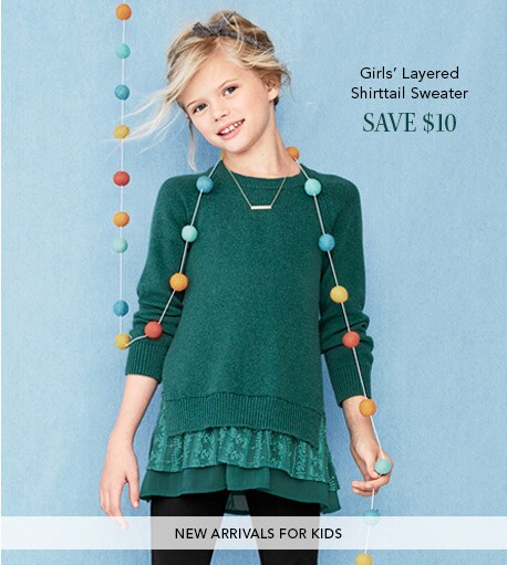 Garnet Hill Bedding and Clothing Catalog. New Arrivals for Kids.