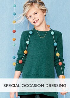Garnet Hill Kids' Bedding and Girls' Clothing Catalog. Girls' Special Occasion Dressing.