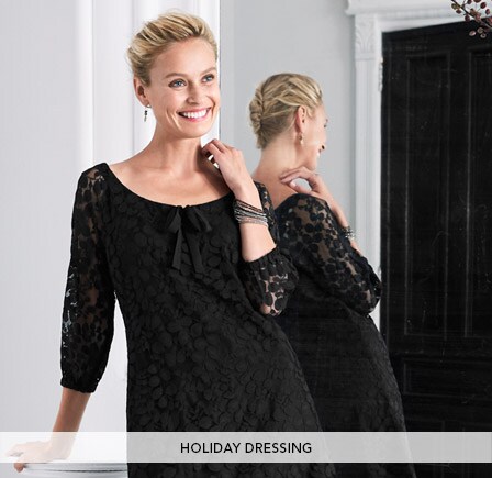 Garnet Hill Bedding and Women's Clothing Catalog. Holiday Dressing.