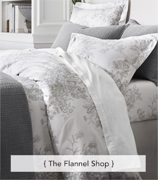 The Flannel Shop. Toile Floral Flannel Sheets.