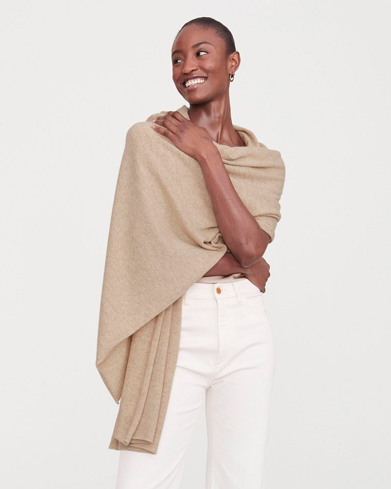 How to Style your Cashmere Wrap Garnet Hill