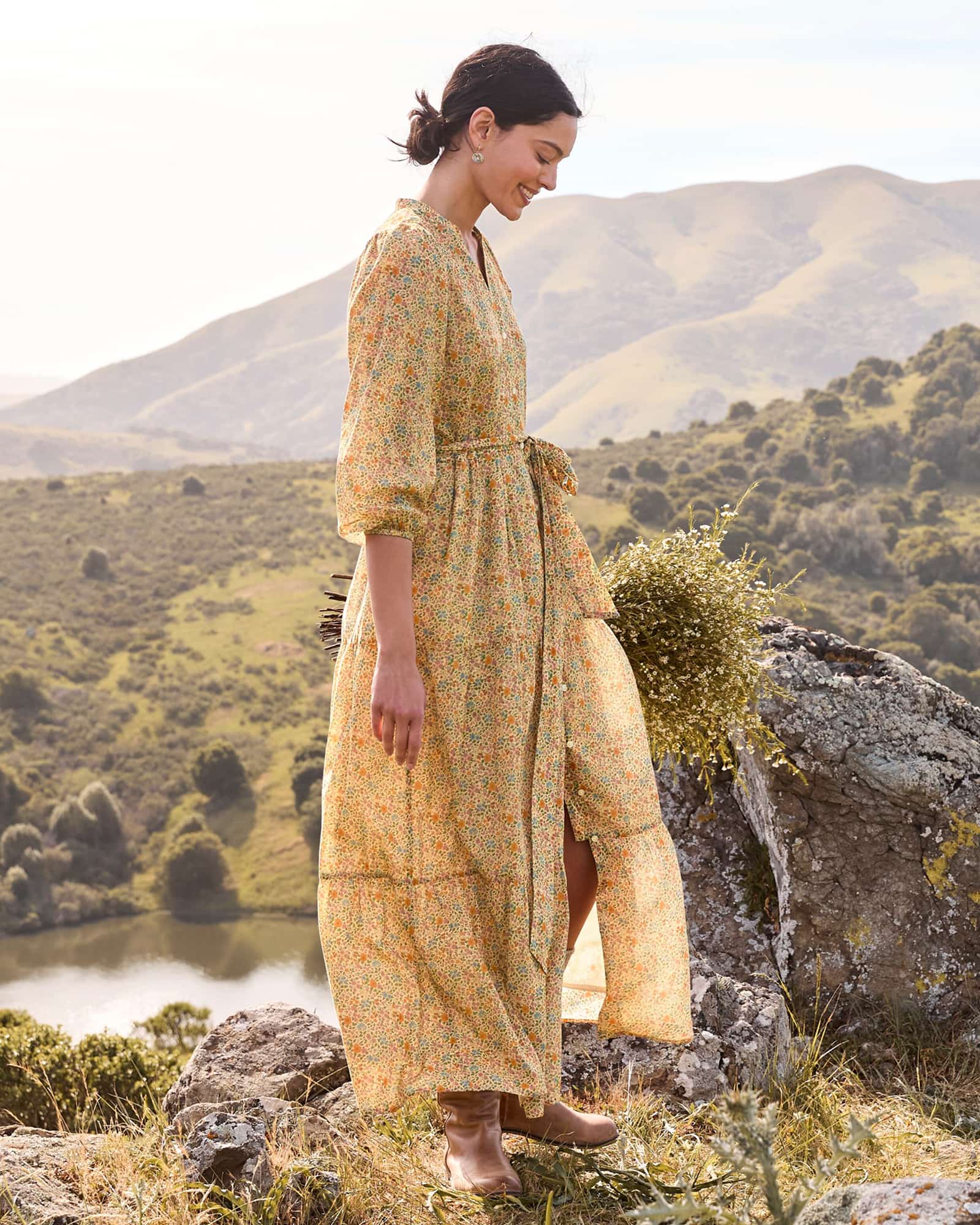 garnet hill dresses Luxury Linen Bedding, Organic Cotton Apparel & Decor Enjoying Turkish Weddings - preorders Flannel dress updated with darts and Size:42 (US 8/10)