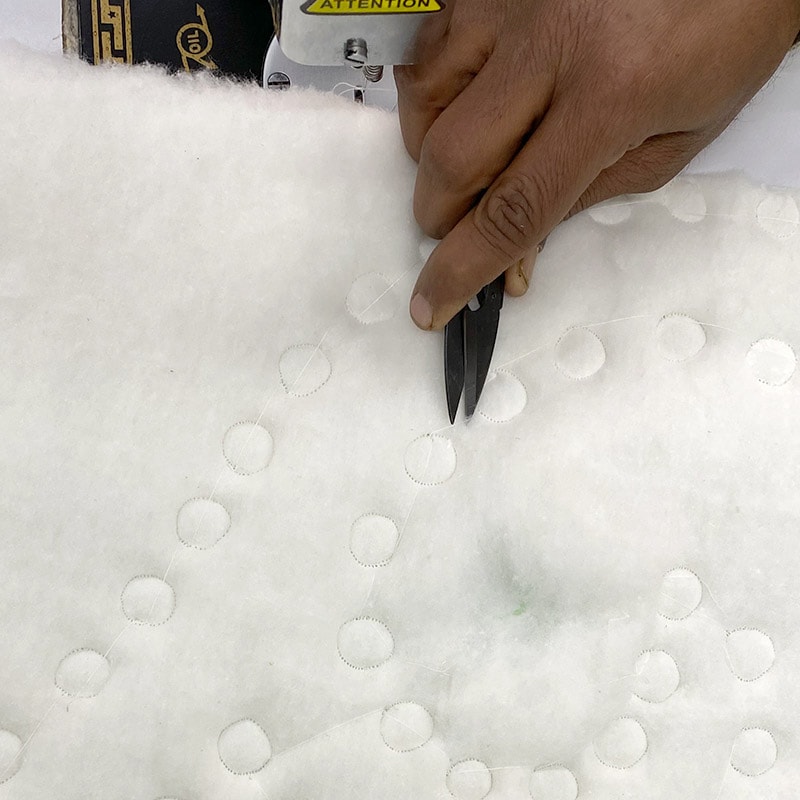 Handcrafted for added texture