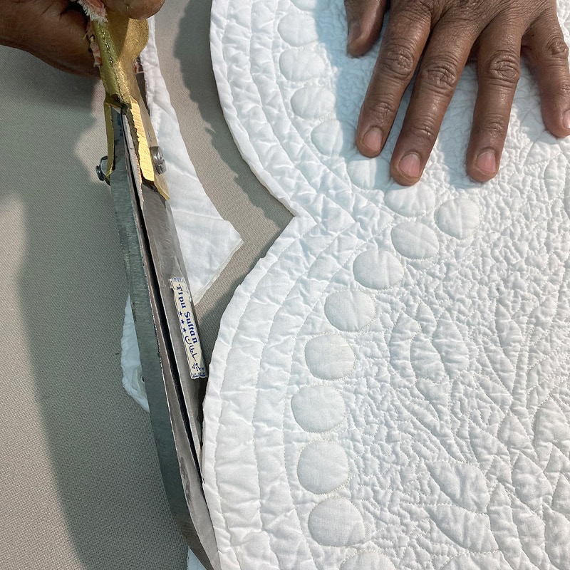 Sculpted scallops