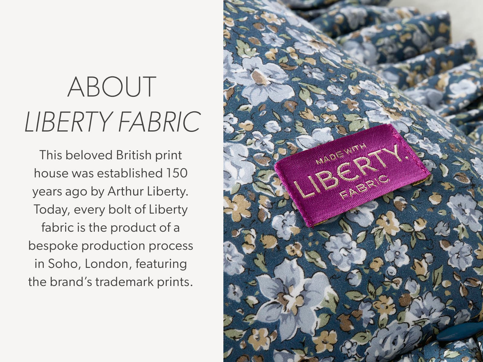 Limited-Edition Collection Made With Liberty Fabric At Garnet Hill